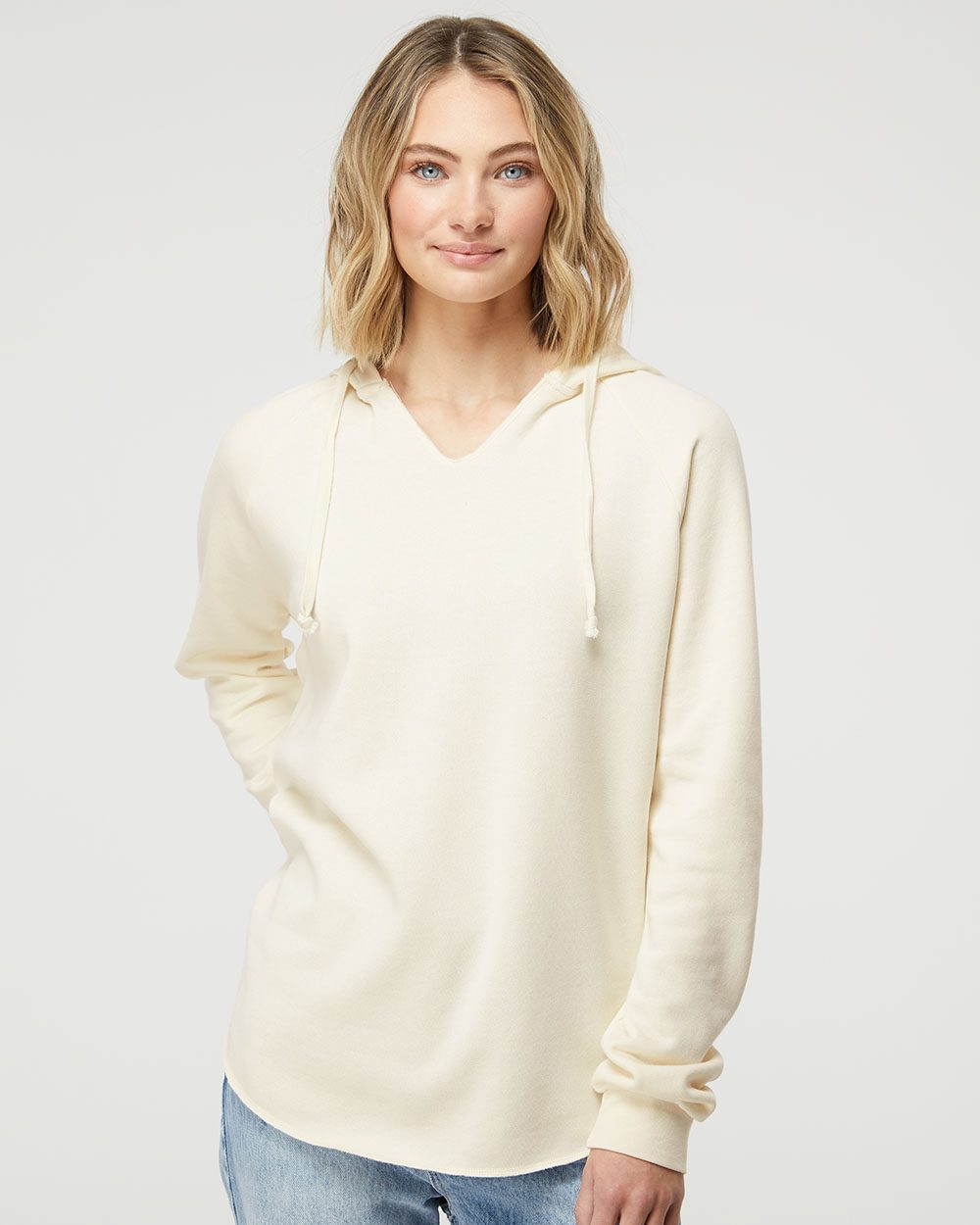 ATCᴹᶜ Women’s Lightweight California Wave Wash Hooded Sweatshirt - PRM2500