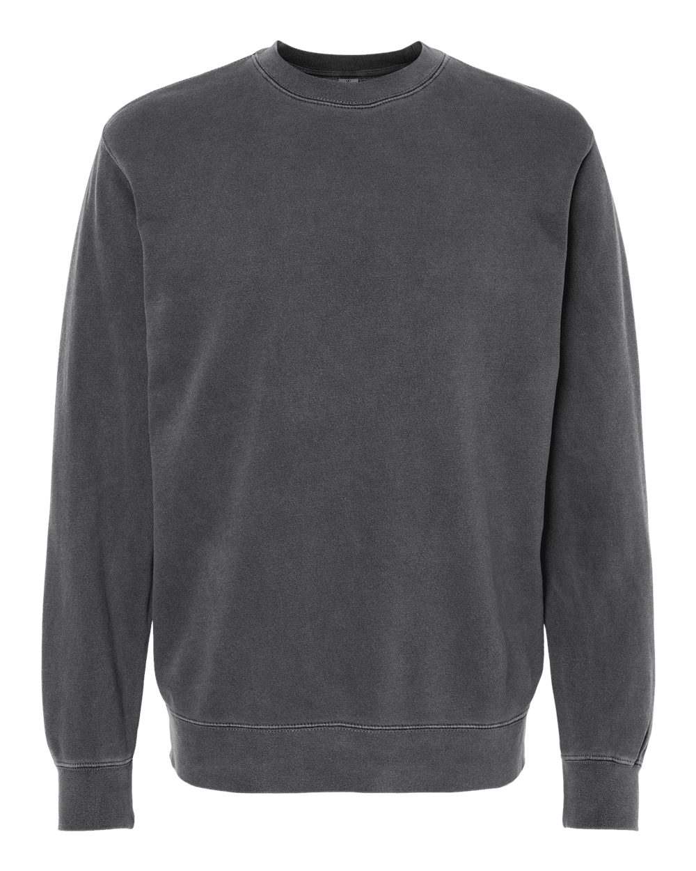Independent Trading Co. Unisex Midweight Pigment-Dyed Crewneck Sweatshirt - PRM3500 Pigment Black