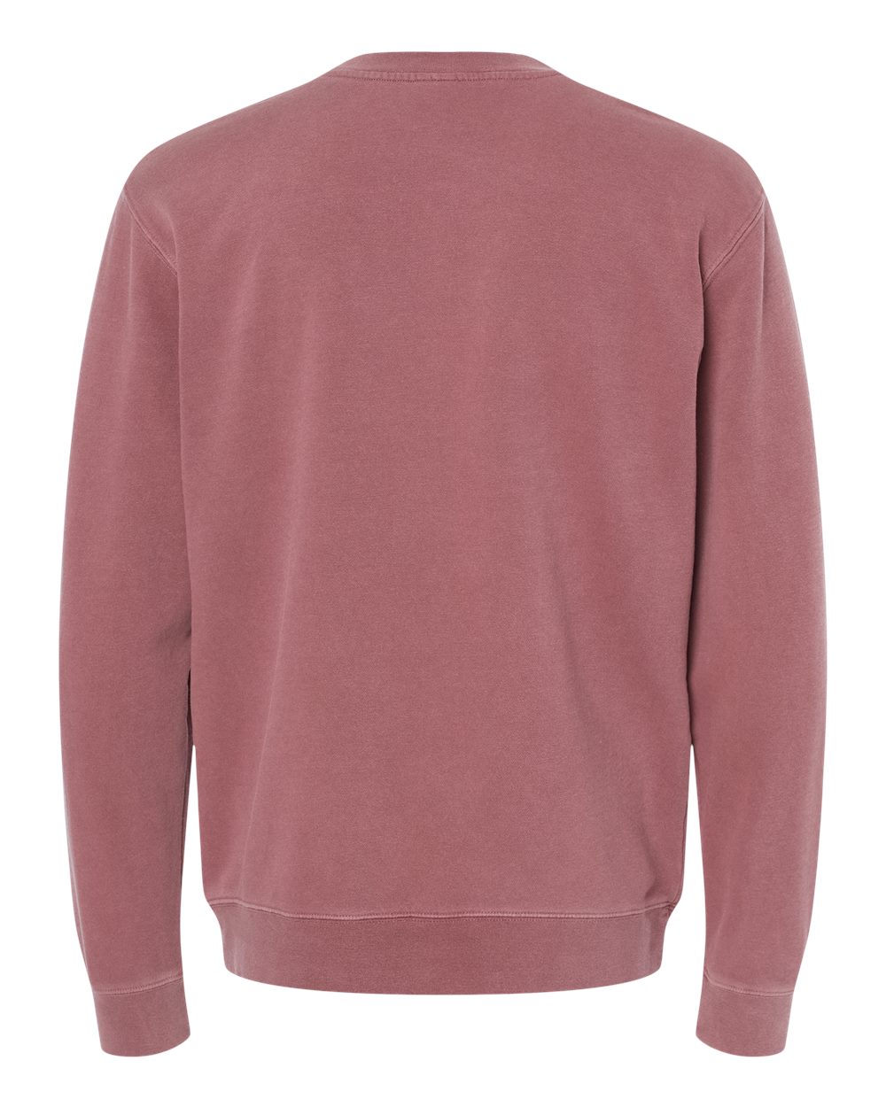 Independent Trading Co. Unisex Midweight Pigment-Dyed Crewneck Sweatshirt - PRM3500 Pigment Maroon