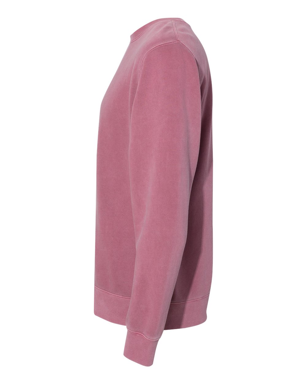 Independent Trading Co. Unisex Midweight Pigment-Dyed Crewneck Sweatshirt - PRM3500 Pigment Maroon