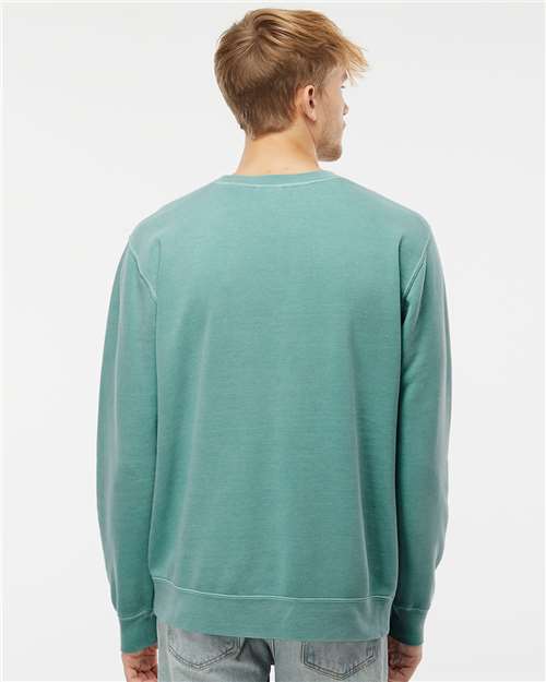 Independent Trading Co. Unisex Midweight Pigment-Dyed Crewneck Sweatshirt - PRM3500 Pigment Mint