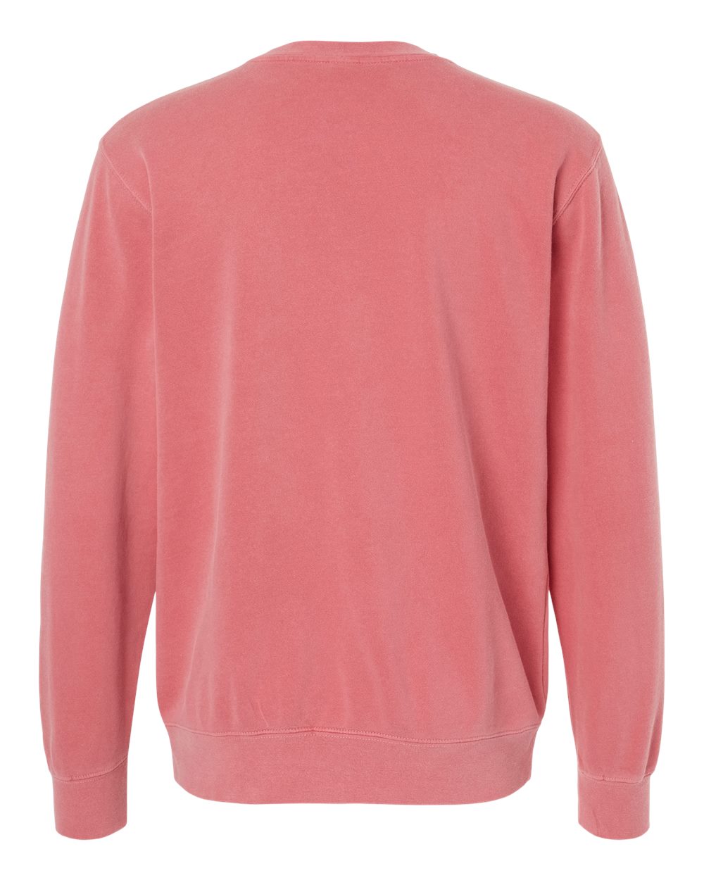 Independent Trading Co. Unisex Midweight Pigment-Dyed Crewneck Sweatshirt - PRM3500 Pigment Pink