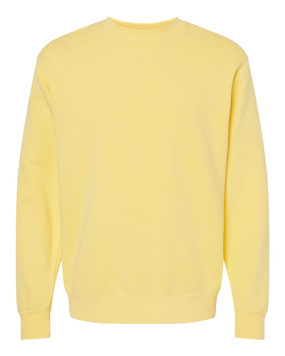 Independent Trading Co. Unisex Midweight Pigment-Dyed Crewneck Sweatshirt - PRM3500 Pigment Yellow