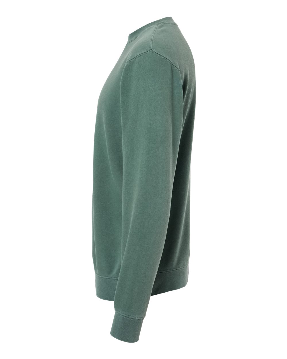 Independent Trading Co. Unisex Midweight Pigment-Dyed Crewneck Sweatshirt - PRM3500 Pigment Alpine Green