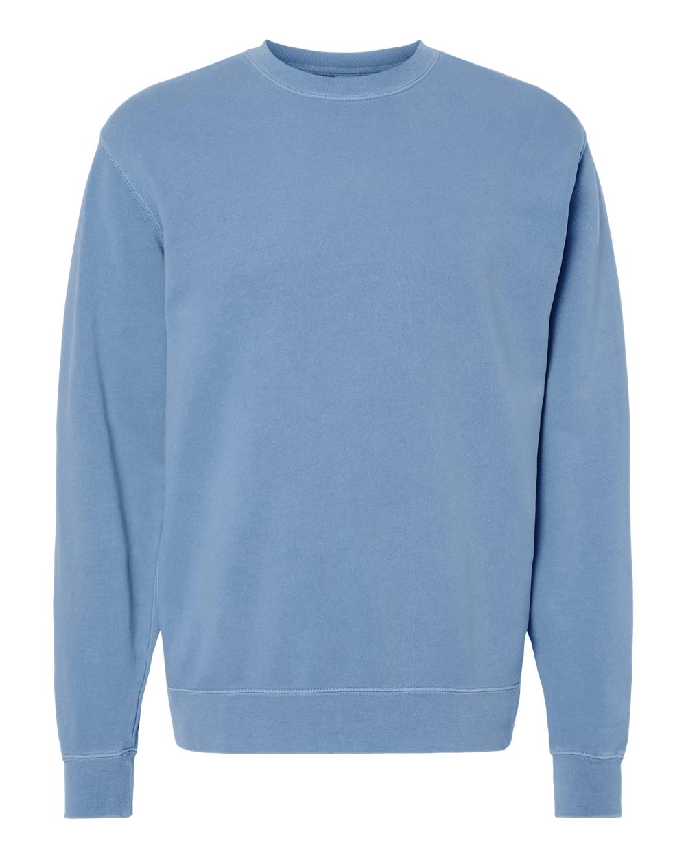 Independent Trading Co. Unisex Midweight Pigment-Dyed Crewneck Sweatshirt - PRM3500 Pigment Light Blue