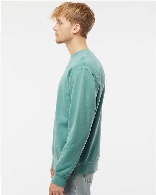 Independent Trading Co. Unisex Midweight Pigment-Dyed Crewneck Sweatshirt - PRM3500 Pigment Mint