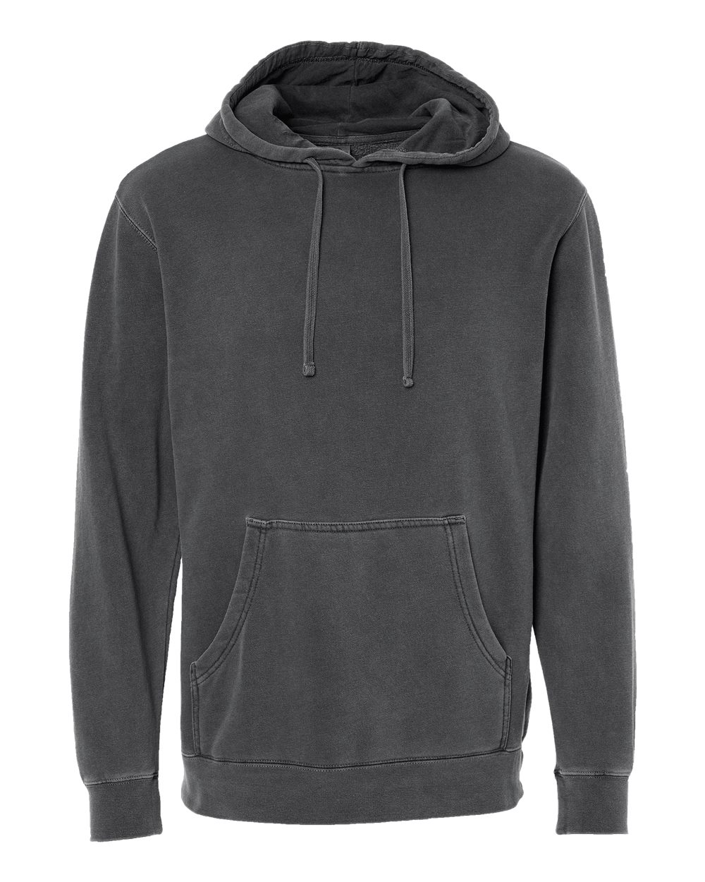 Independent Trading Co. Unisex Midweight Pigment-Dyed Hooded Sweatshirt - PRM4500 Pigment Black
