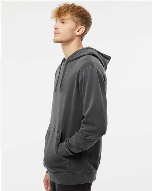 Independent Trading Co. Unisex Midweight Pigment-Dyed Hooded Sweatshirt - PRM4500 Pigment Black