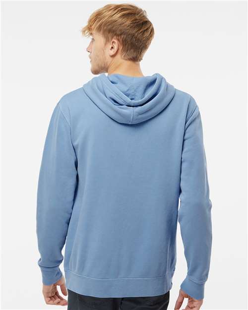 Independent Trading Co. Unisex Midweight Pigment-Dyed Hooded Sweatshirt - PRM4500 Pigment Light Blue