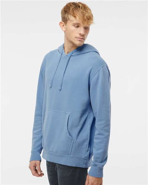 Independent Trading Co. Unisex Midweight Pigment-Dyed Hooded Sweatshirt - PRM4500 Pigment Light Blue