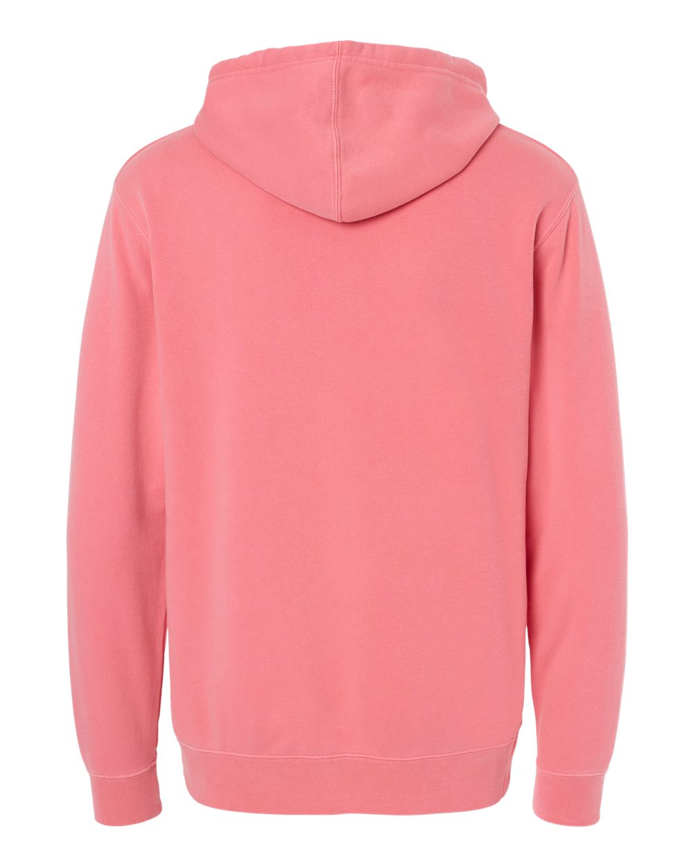 Independent Trading Co. Unisex Midweight Pigment-Dyed Hooded Sweatshirt - PRM4500 Pigment Pink