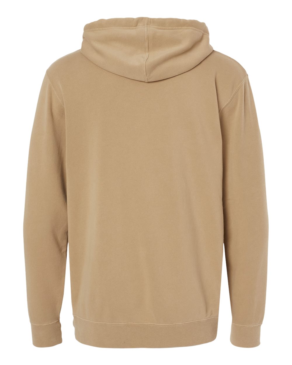 Independent Trading Co. Unisex Midweight Pigment-Dyed Hooded Sweatshirt - PRM4500 Pigment Sandstone