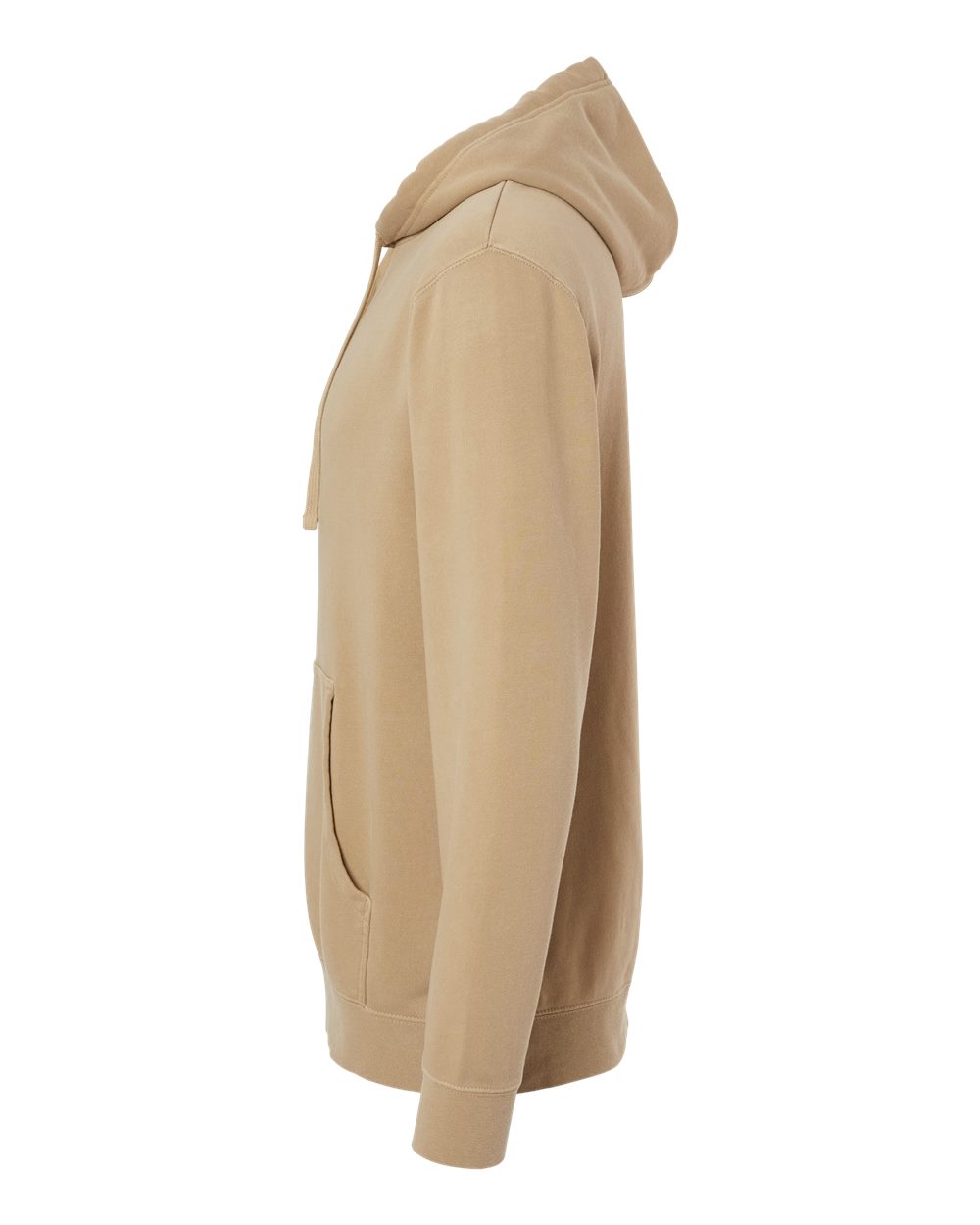 Independent Trading Co. Unisex Midweight Pigment-Dyed Hooded Sweatshirt - PRM4500 Pigment Sandstone