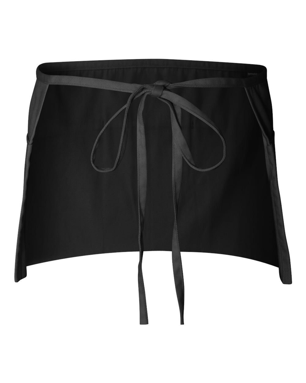 Q-Tees Waist Apron with Pockets - Q2115 Black