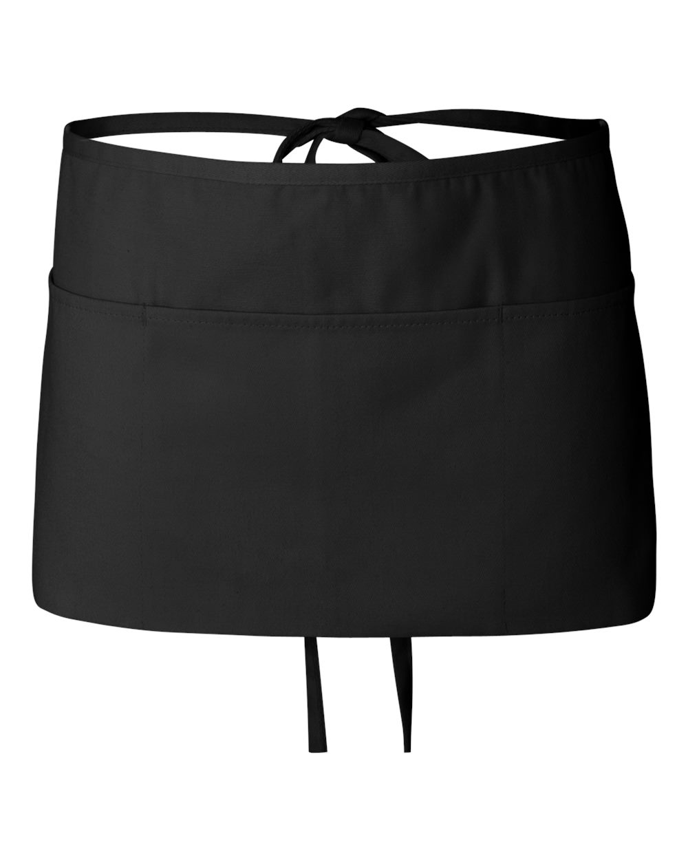 Q-Tees Waist Apron with Pockets - Q2115 Black