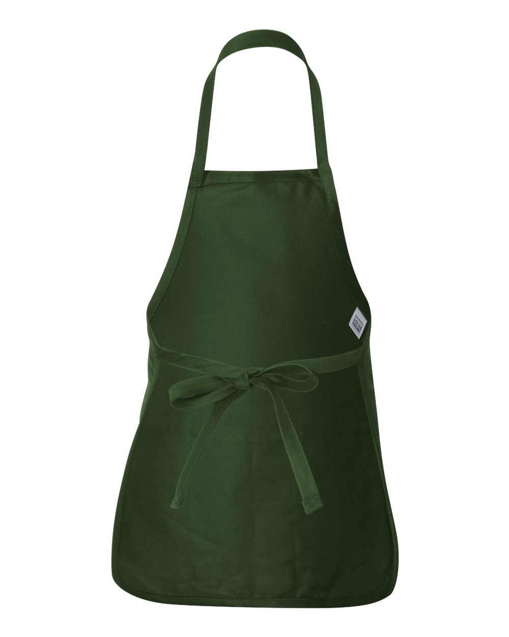 Q-Tees Full-Length Apron with Pouch Pocket - Q4250 Forest