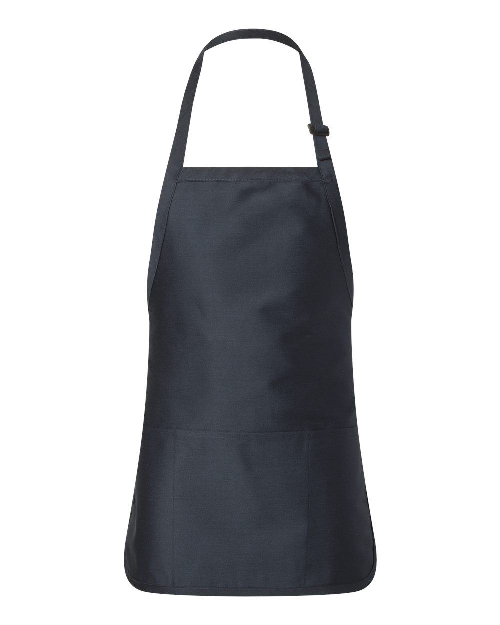 Q-Tees Full-Length Apron with Pouch Pocket - Q4250 Navy