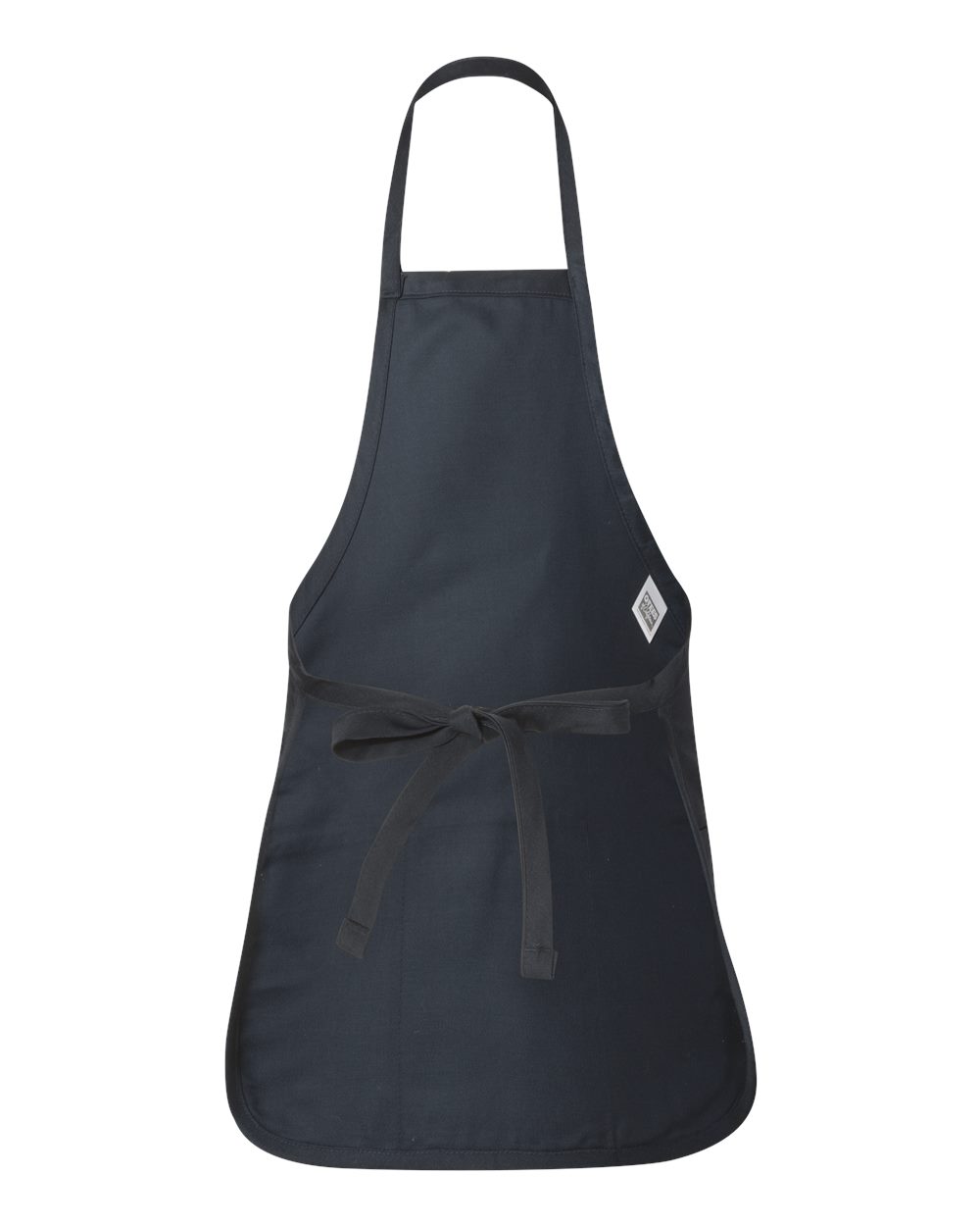 Q-Tees Full-Length Apron with Pouch Pocket - Q4250 Navy
