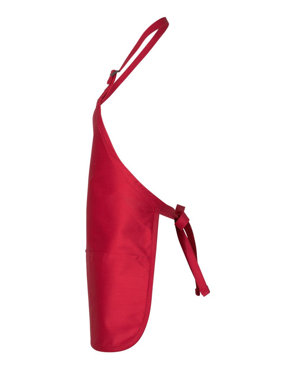 Q-Tees Full-Length Apron with Pouch Pocket - Q4250 Red