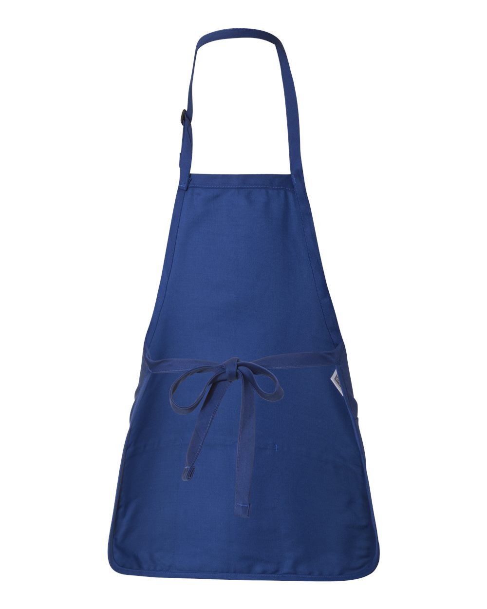 Q-Tees Full-Length Apron with Pouch Pocket - Q4250 Royal