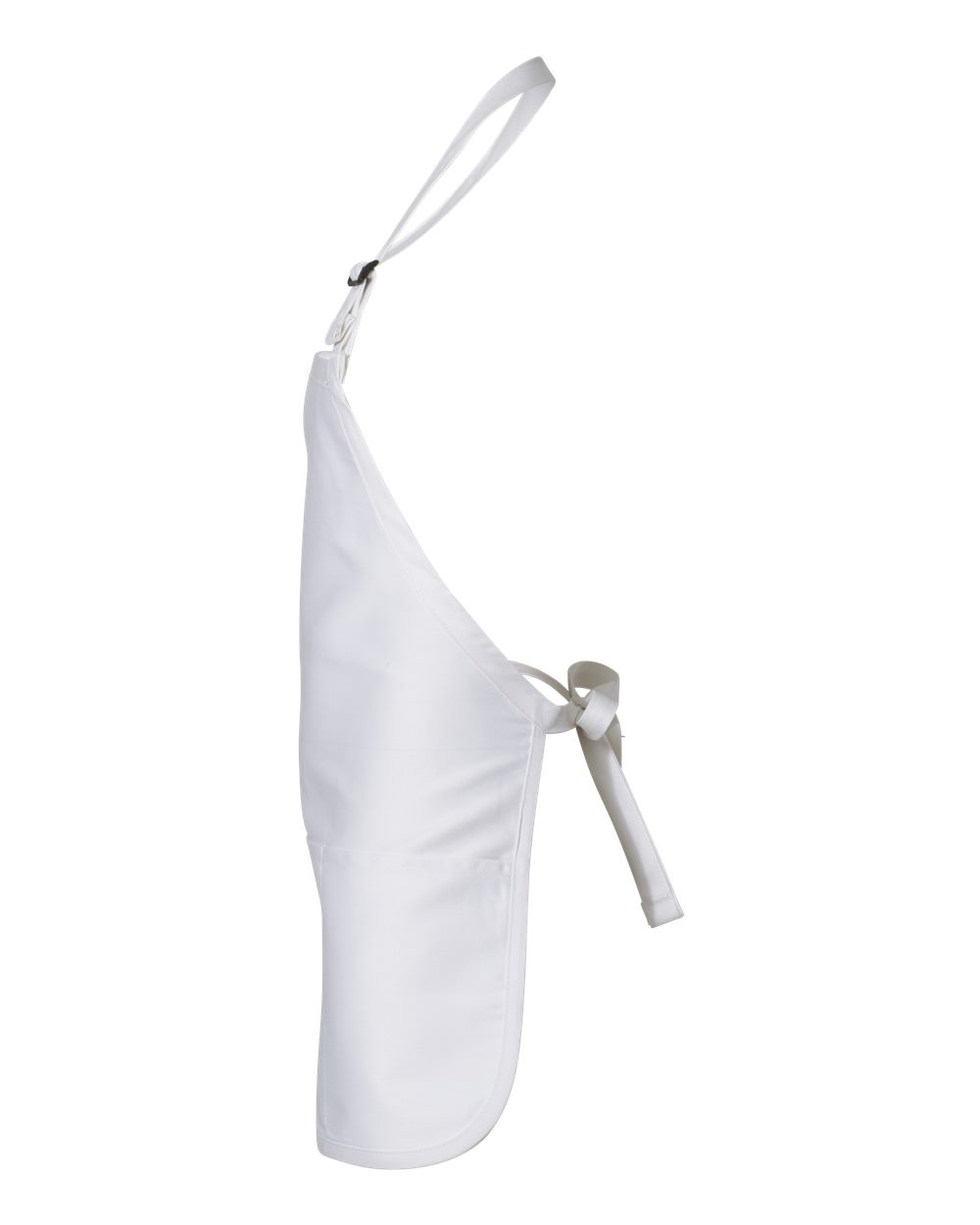 Q-Tees Full-Length Apron with Pouch Pocket - Q4250 White