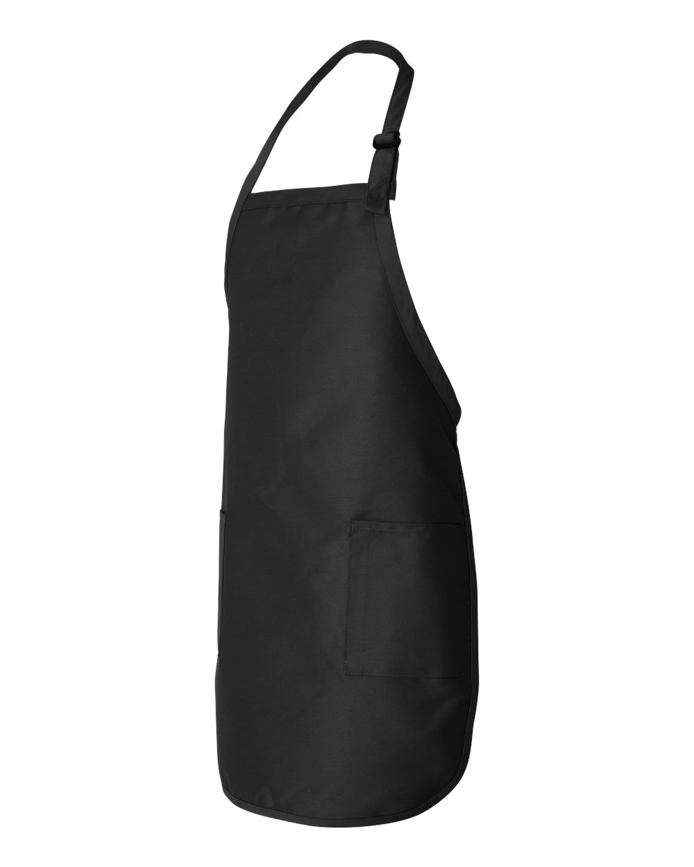 Q-Tees Full-Length Apron with Pockets - Q4350 Black