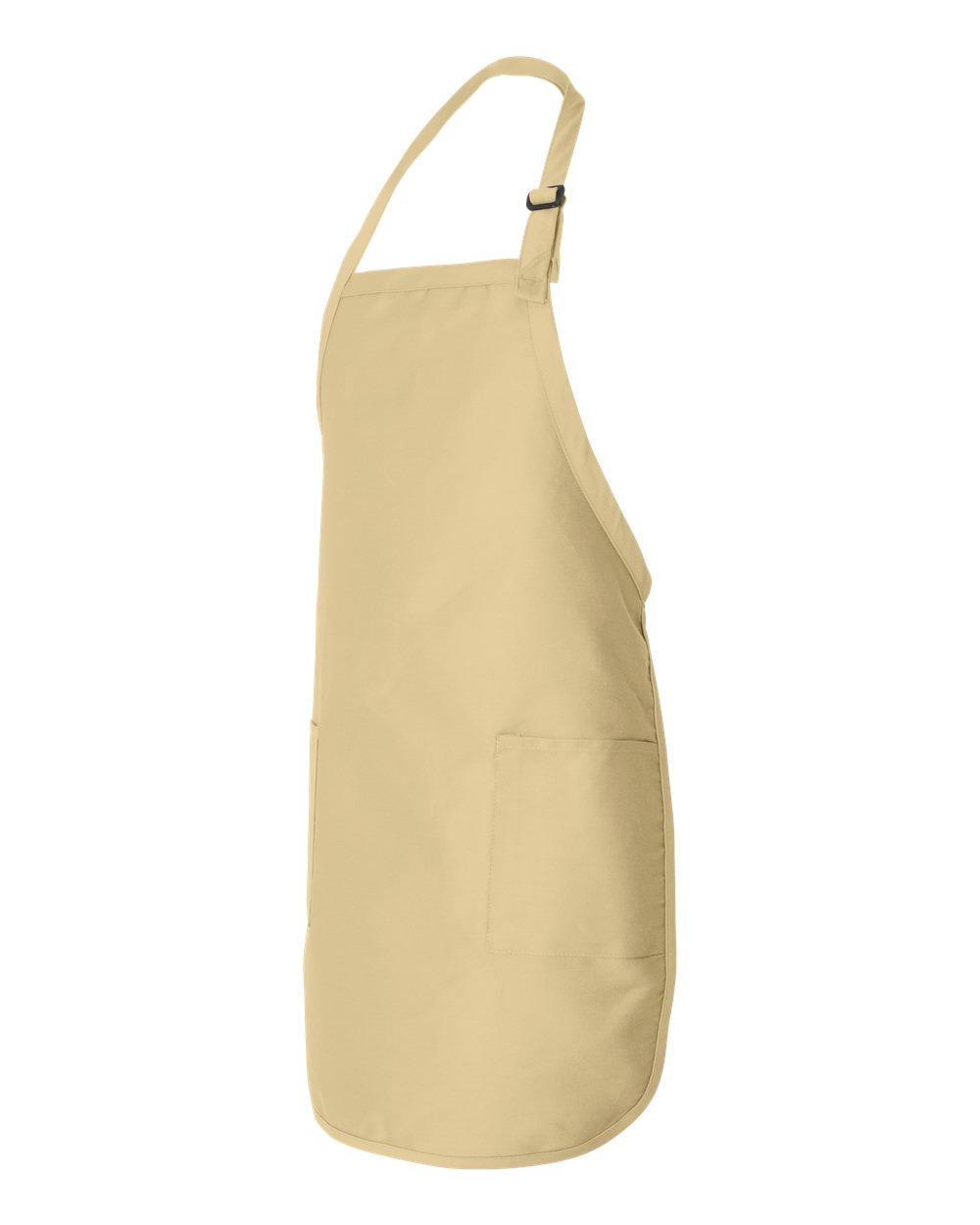 Q-Tees Full-Length Apron with Pockets - Q4350 Natural