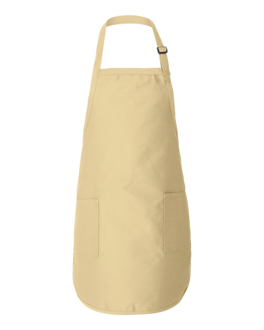 Q-Tees Full-Length Apron with Pockets - Q4350 Natural