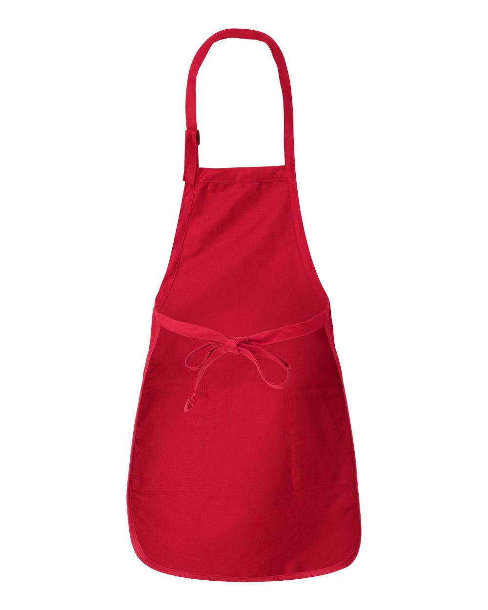 Q-Tees Full-Length Apron with Pockets - Q4350 Red
