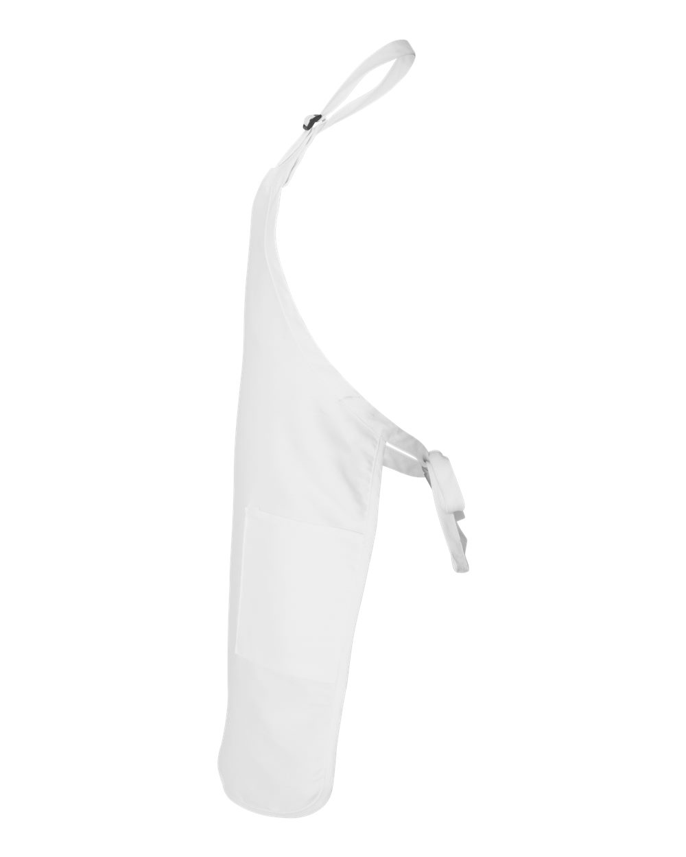 Q-Tees Full-Length Apron with Pockets - Q4350 White
