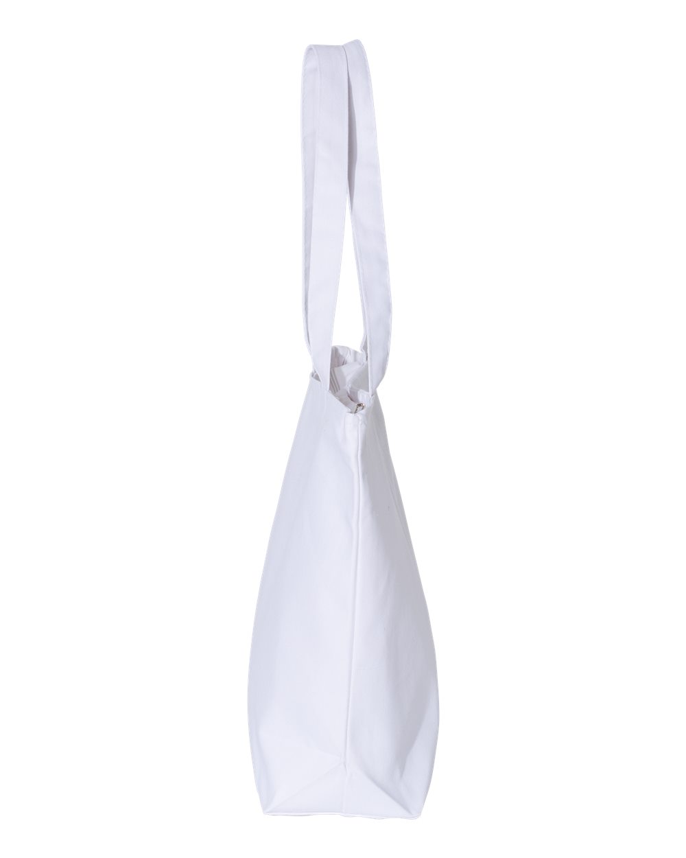 Q-Tees 25L Zippered Tote - Q611 White