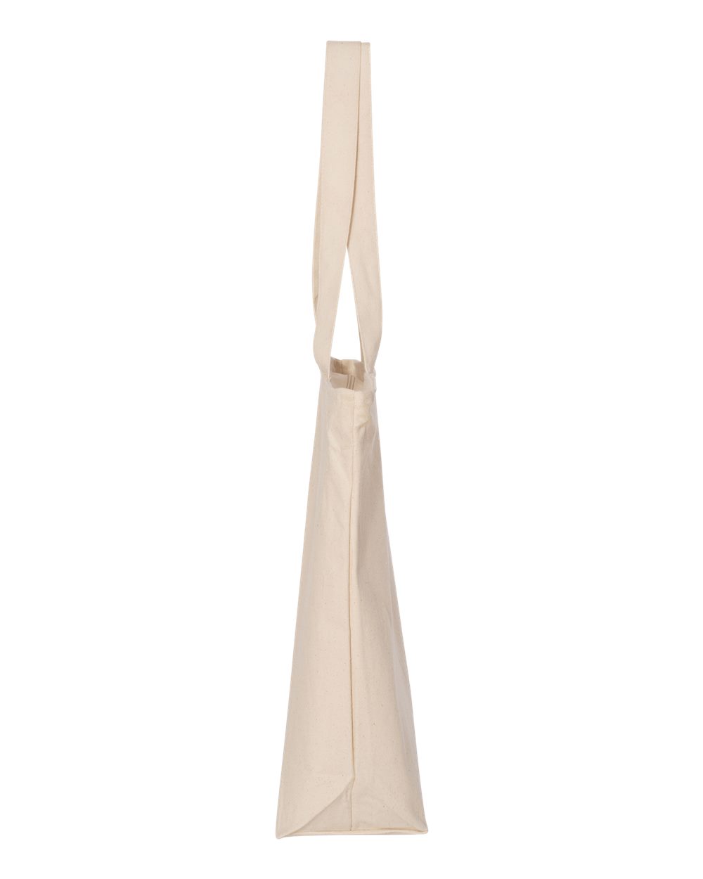 Q-Tees 25L Zippered Tote - Q611 Natural