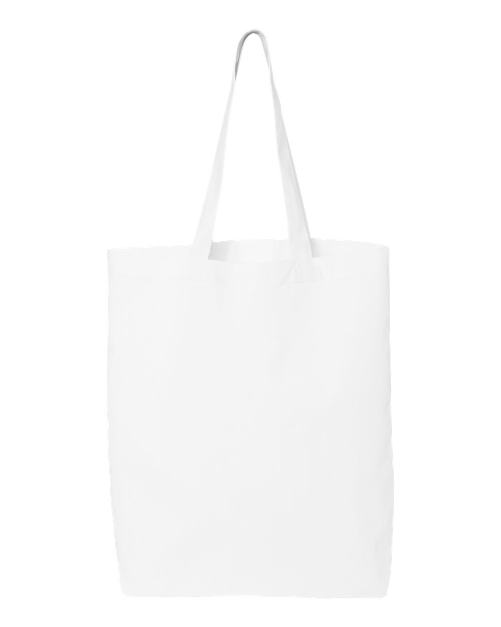 Q-Tees 12L Economical Tote - QTBG White