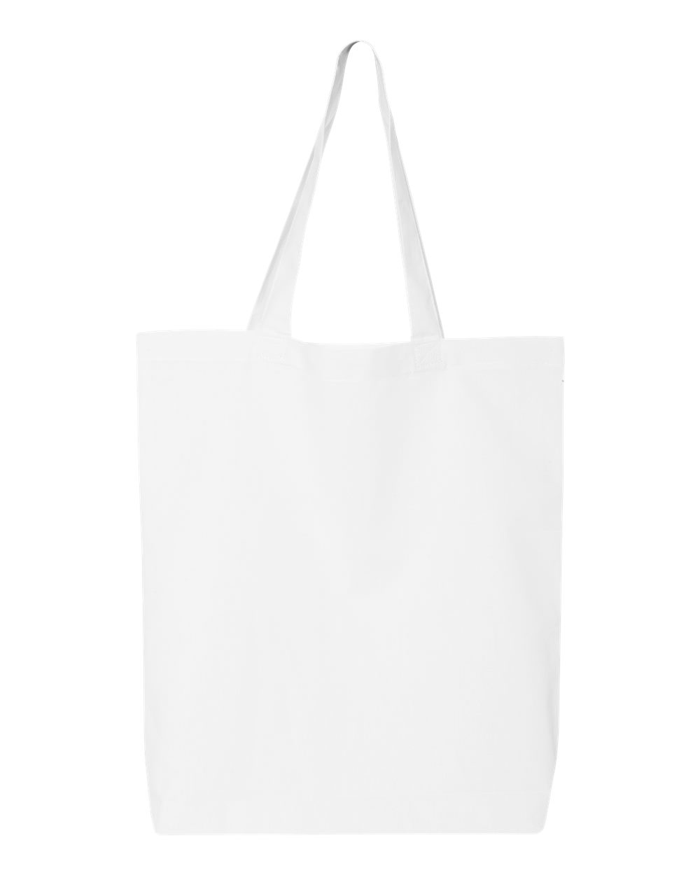 Q-Tees 12L Economical Tote - QTBG White