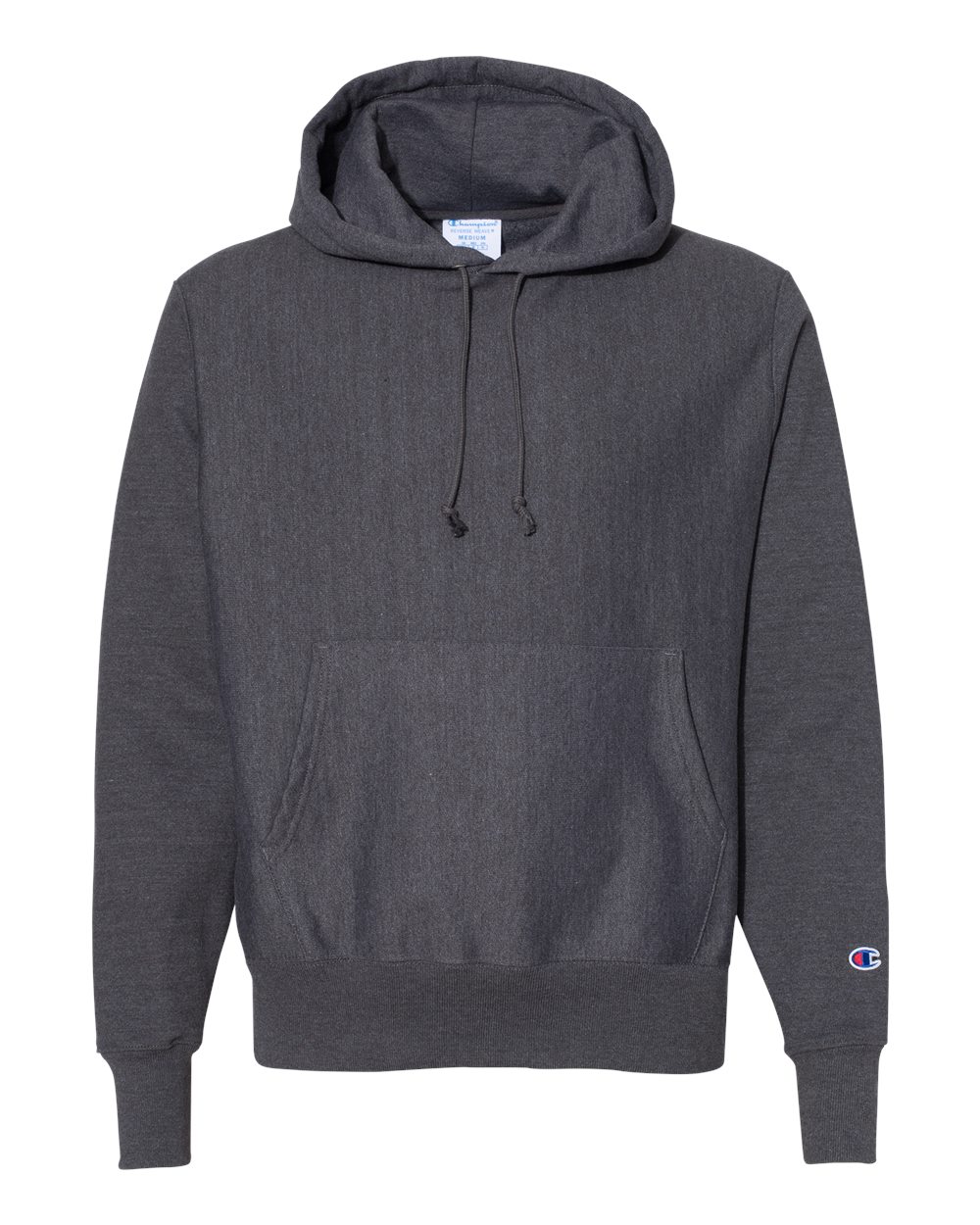 Champion Unisex Reverse Weave® Hooded Sweatshirt - S101 Charcoal Heather