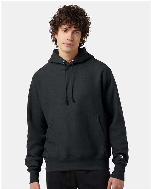 Champion Unisex Reverse Weave® Hooded Sweatshirt - S101 Charcoal Heather