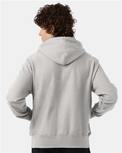 Champion Unisex Reverse Weave® Hooded Sweatshirt - S101 Silver Grey