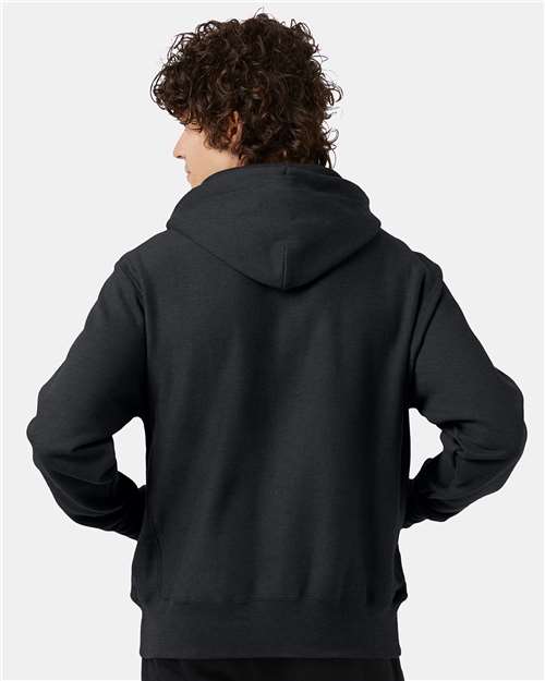 Champion Unisex Reverse Weave® Hooded Sweatshirt - S101 Charcoal Heather