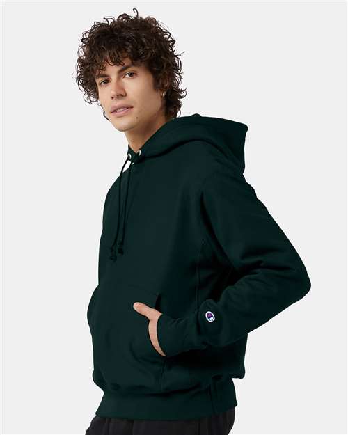 Champion Unisex Reverse Weave® Hooded Sweatshirt - S101 Dark Green