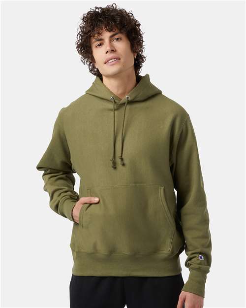 Champion Unisex Reverse Weave® Hooded Sweatshirt - S101 Fresh Olive