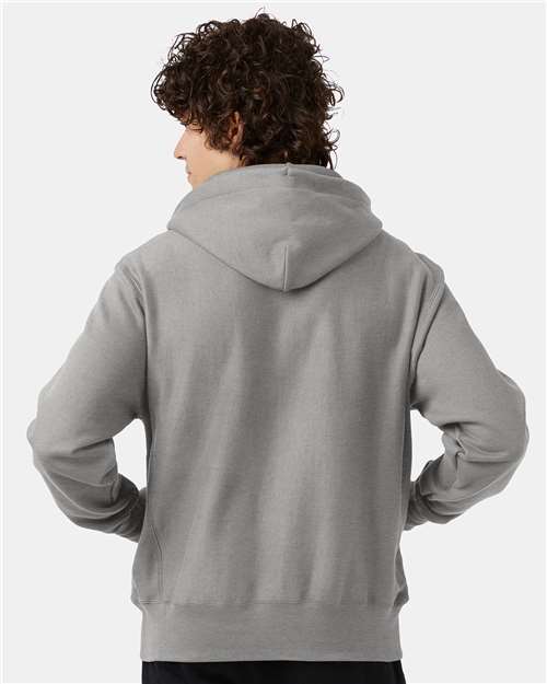 Champion Unisex Reverse Weave® Hooded Sweatshirt - S101 Oxford Grey
