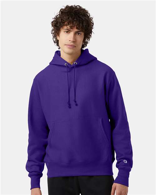 Champion Unisex Reverse Weave® Hooded Sweatshirt - S101 Purple