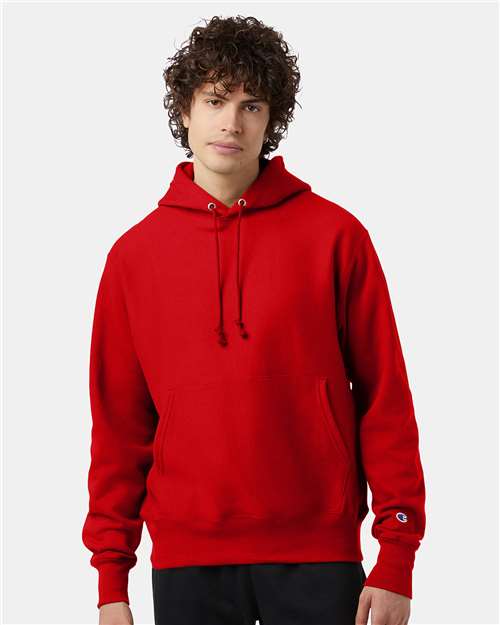 Champion Unisex Reverse Weave® Hooded Sweatshirt - S101 Scarlet