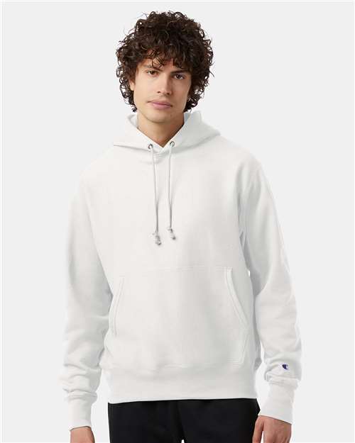 Champion Unisex Reverse Weave® Hooded Sweatshirt - S101 White