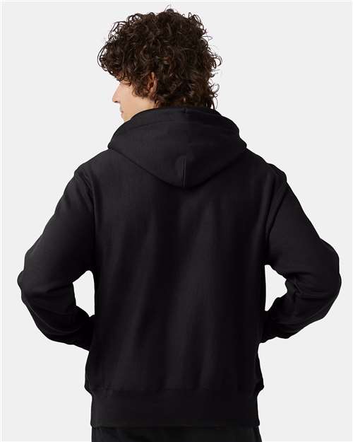 Champion Unisex Reverse Weave® Hooded Sweatshirt - S101 Black