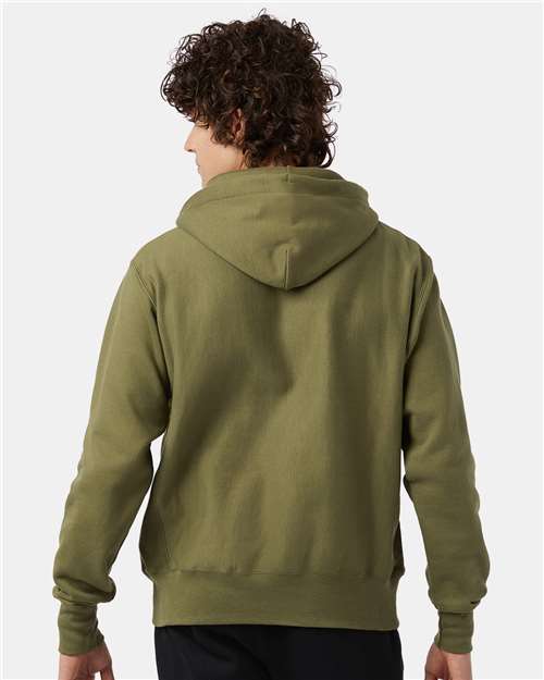 Champion Unisex Reverse Weave® Hooded Sweatshirt - S101 Fresh Olive