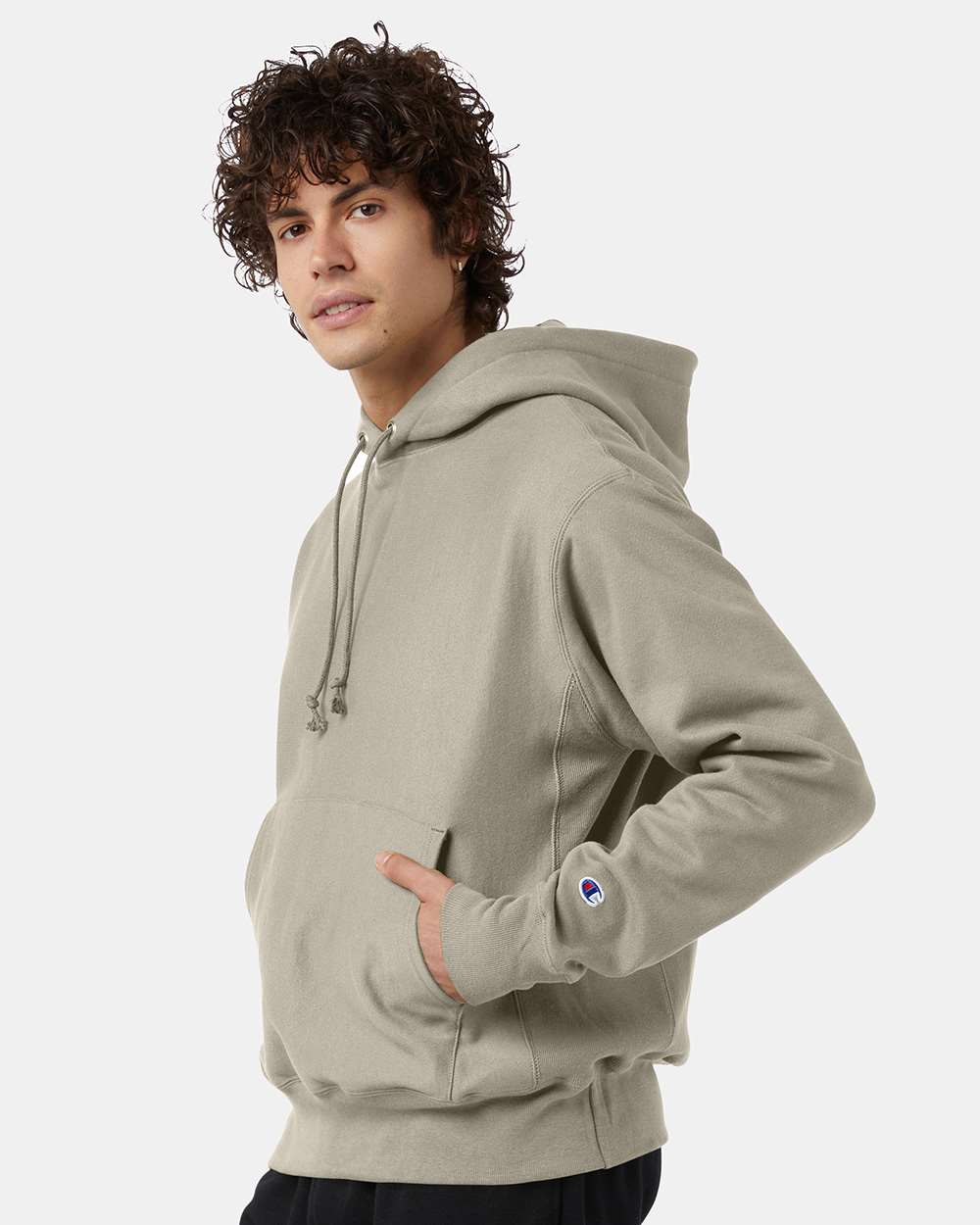 Champion Unisex Reverse Weave® Hooded Sweatshirt - S101 Sand
