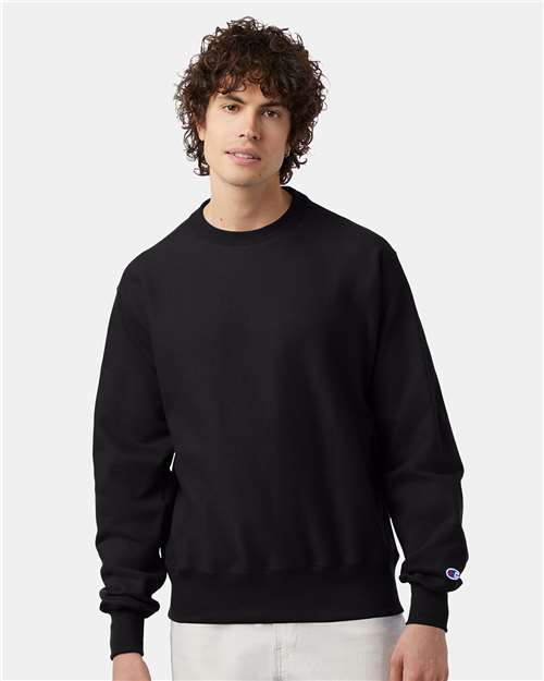 Champion Unisex Reverse Weave® Crewneck Sweatshirt - S149 Black