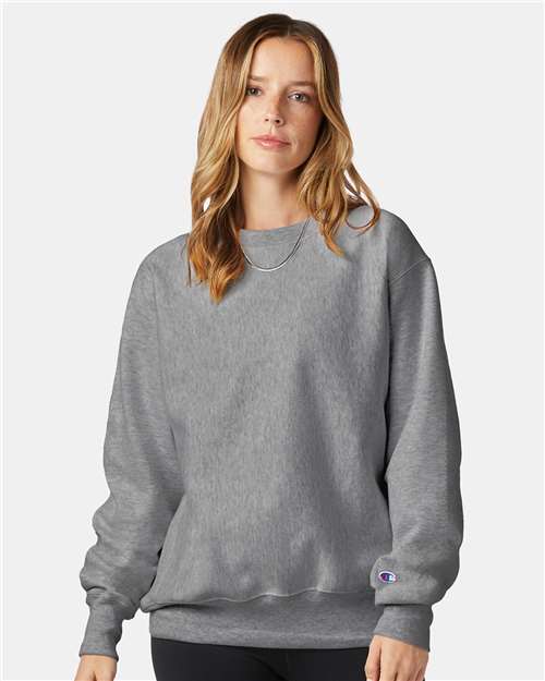 Champion Unisex Reverse Weave® Crewneck Sweatshirt - S149 Oxford Grey