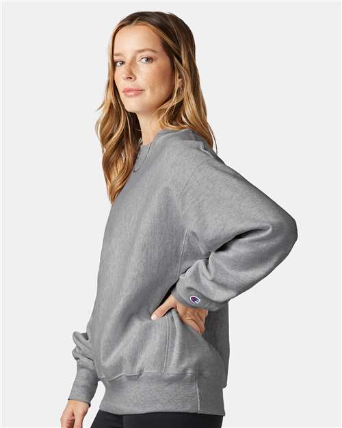 Champion Unisex Reverse Weave® Crewneck Sweatshirt - S149 Oxford Grey